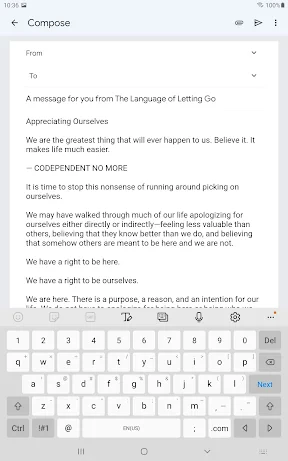 The Language of Letting Go screenshot