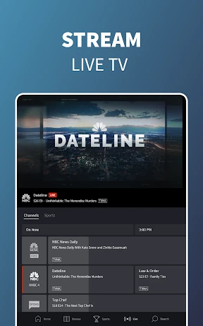 The NBC App - Stream TV Shows screenshot