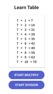 Times Tables - Multiplication screenshot 1