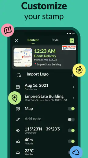 Timestamp Camera, Auto GPS Cam screenshot