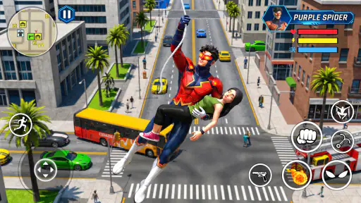 Titan Rope Hero: Vice City screenshot 3