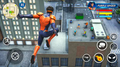 Titan Rope Hero: Vice City screenshot 4
