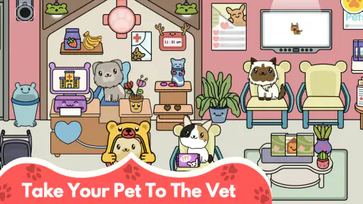 Tizi Cute Kitty: Pet Cat Games screenshot 5