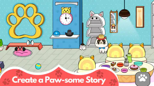 Tizi Cute Kitty: Pet Cat Games screenshot 6