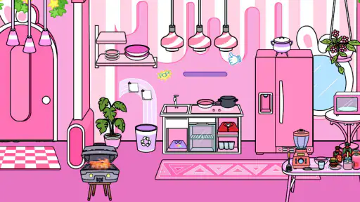 Tizi Town - Pink Home Decor screenshot