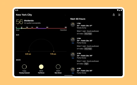 Today Weather:Data by NOAA/NWS screenshot