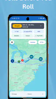 Toll Calculator GPS Navigation screenshot 1