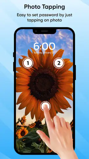 Touch Lock Screen Touch Photo screenshot
