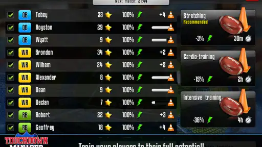 Touchdown Manager screenshot 4