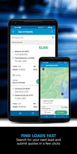 TQL Carrier Dashboard screenshot