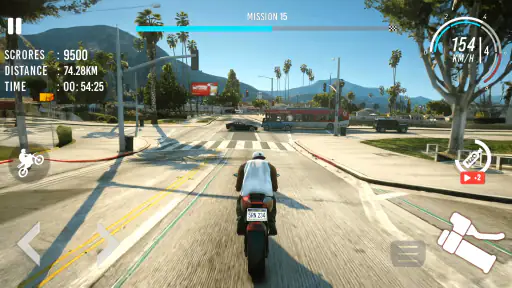 Traffic Bike Rider Rush screenshot 5