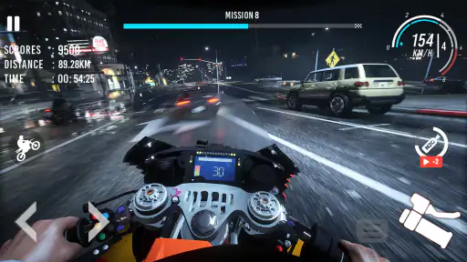 Traffic Bike Rider Rush screenshot 7
