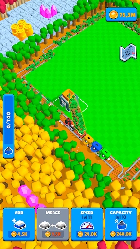 Train Miner: Idle Railway Game screenshot