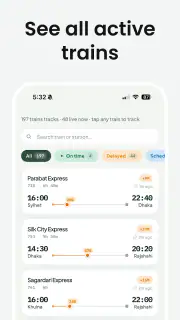 TrainKothai - BD Train Tracker screenshot 2