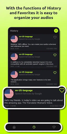 Translator Woman's Voice - TTS screenshot
