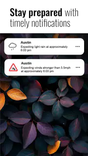 Transparent clock and weather screenshot 2