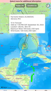Tropical Hurricane Tracker screenshot 2
