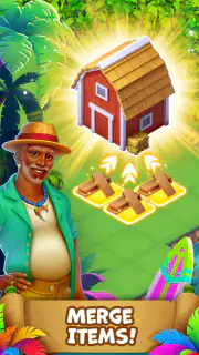 Tropical Merge: Merge game screenshot 1