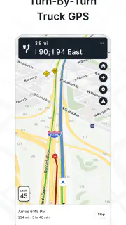 TruckMap - Truck GPS Routes screenshot 1