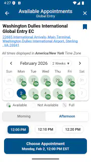 Trusted Traveler Programs screenshot 4