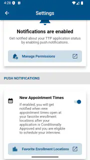 Trusted Traveler Programs screenshot 5