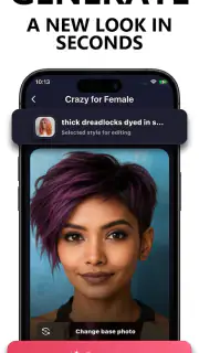 Try Hairstyles-AI Change Color screenshot 4