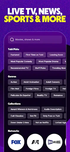 Tubi: Free Movies & Live TV screenshot