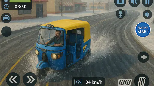 Tuk Tuk Rickshaw - Auto Game screenshot 5