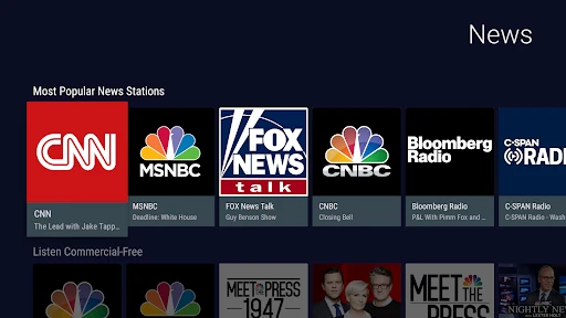 TuneIn Radio: Music & Sports screenshot