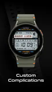 ULTRA Digital Retro watch face screenshot 4