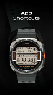 ULTRA Digital Retro watch face screenshot 6
