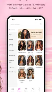 UNice: Wigs & Hair Bundles screenshot 3