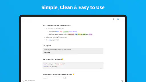 UpNote - notes, diary, journal screenshot 8