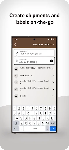 UPS screenshot