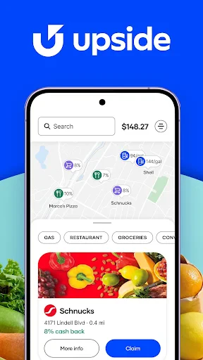 Upside: Cash Back - Gas & Food screenshot