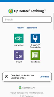 Uptodate Lexidrug screenshot 2