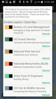 US Public Lands screenshot 2