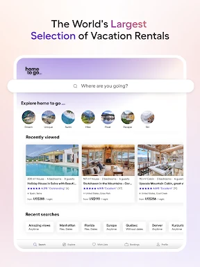 Vacation Rentals - HomeToGo screenshot