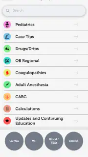Vargo Anesthesia Mega App screenshot 1