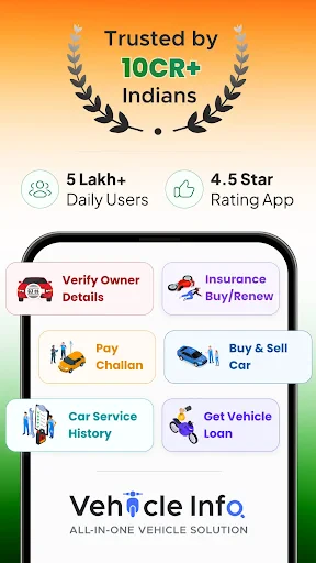 Vehicleinfo - RTO Information screenshot
