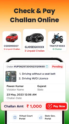 Vehicleinfo - RTO Information screenshot