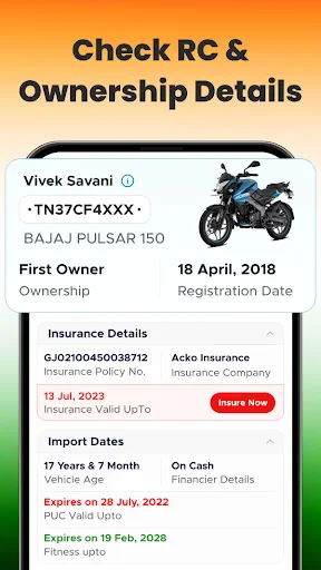 Vehicleinfo - RTO Information screenshot