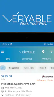 Veryable: Work. Next Day Pay screenshot 8