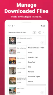 Video Downloader for Pinterest screenshot 4