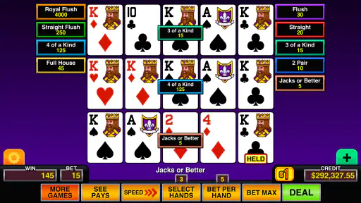 Video Poker Multi Pro Casino screenshot 8