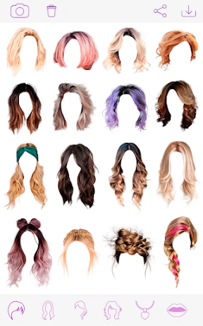 Virtual Hair Style Changer screenshot