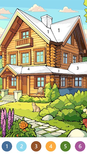 Vivid Color Paint By Number screenshot