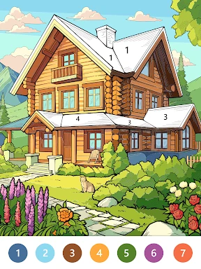Vivid Color Paint By Number screenshot