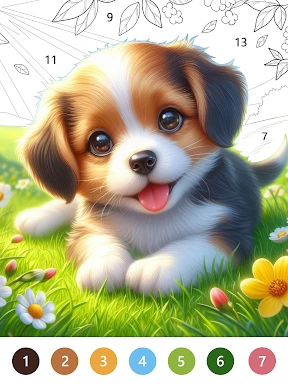 Vivid Color Paint By Number screenshot