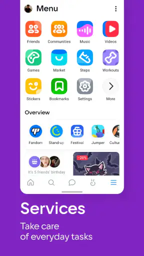 VK: music, video, messenger screenshot